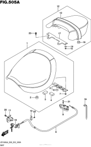 VZ1500 Сиденье