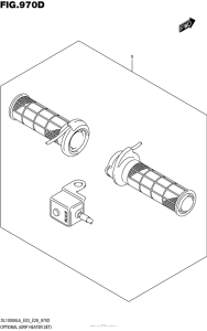 DL1000 (ABS) Optional (Grip Heater Set)