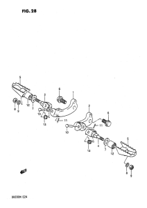 DR200 Подножки