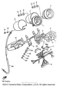 XV700SS Приборы