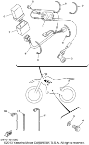 TTR125LP Электрика