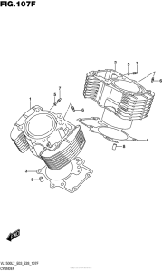 VL1500T Cylinder (Vl1500Tl7 E28)