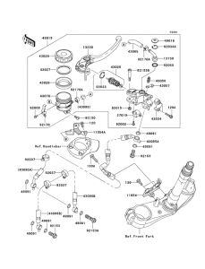 ZX1400 Передний тормозной цилиндр