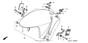 RVT1000R Переднее крыло