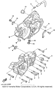  Картер двигателя