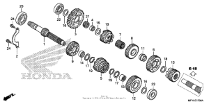 VT1300CT Трансмиссия