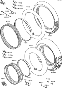VN1500 Покрышки