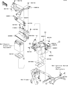 VN2000 Короб для АКБ