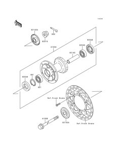  Переднее колесо