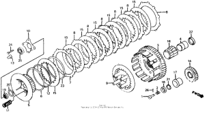 FT500 Сцепление
