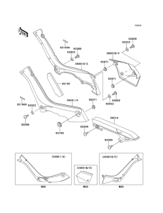 AN110 Крышка боковая / защита цепи