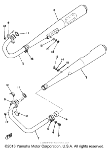XS360_2D - 1977 Выхлопная система