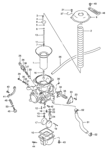 VS600 Carburetor assy