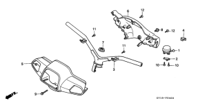 SA50S Handle pipe / handle cover