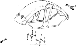CT90 Переднее крыло