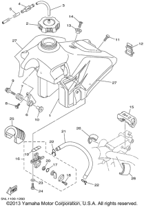  Топливный бак