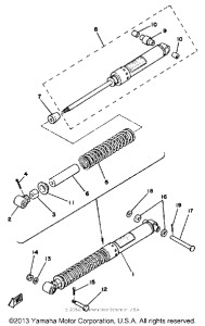 DT175H Задняя подвеска