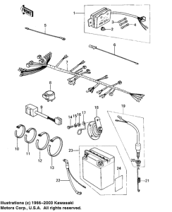 KZ400 Электрика