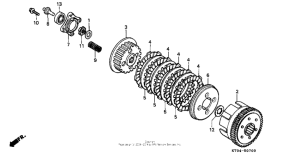 XR200R Сцепление