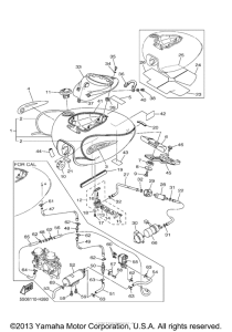XVS11ATYB Топливный бак