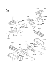 ZG1200 Подножки