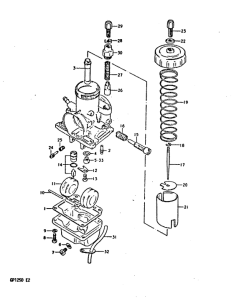 GP125 Carburetor assy