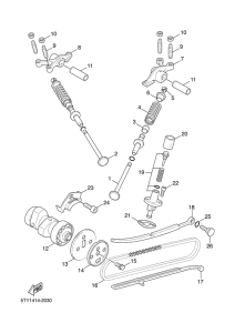 XC125 Клапана
