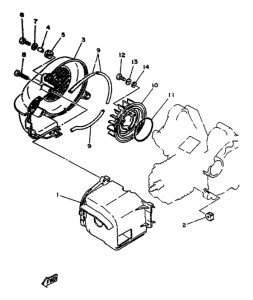 YA50R Air shroud. fan