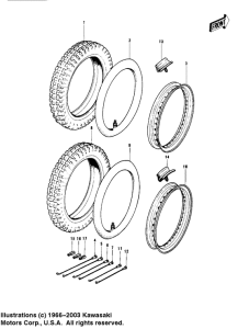 KX400 Колеса,покрышки