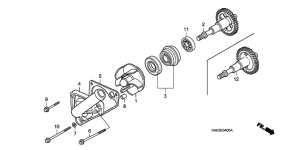 CRM125R Водяная помпа