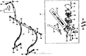 CB750 Front brake master cylinder 79-80
