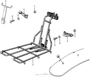 PC50 Basket hook + front carrier