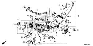 CBR500R (ABS) Жгут проводов