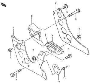 RM500 Направляющая цепи