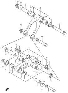 RM85 Втулки заднего рычага