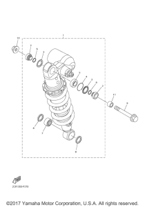 YZF-R1S Задняя подвеска