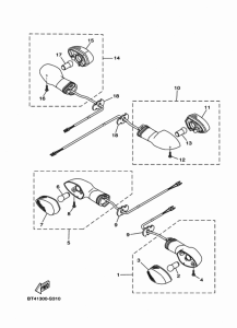 YS125-5C Поворотники
