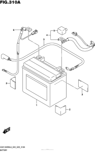 GSX1300R (ABS) Battery (Gsx1300Ral6 E03)