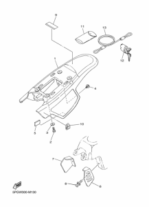 PW50 Боковая крышка