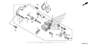 NC700X (DCT) Стояночный тормоз