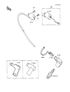 KX100 Система зажигания