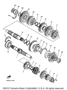 FZR600RJC Трансмиссия