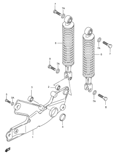 UH150 Маятник задний