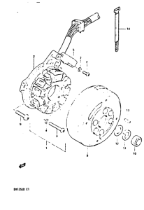 DR125 Зажигание