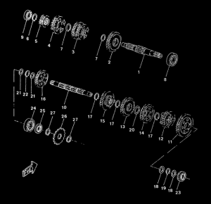TZR50 Трансмиссия