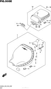 VL800B Seat (Vl800Tl5 E33)