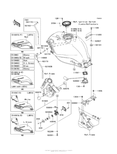 EX250 Топливный бак