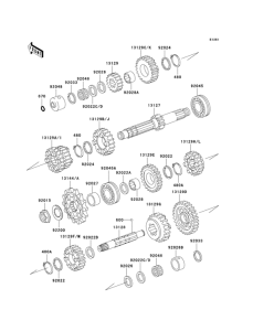 KZ1000 Трансмиссия