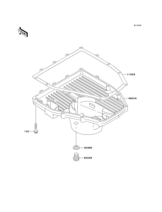 ZX636 Маслянный поддон