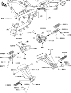 EX250 Подножки